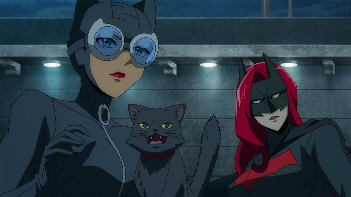 worldsfinest's tweet photo. "Catwoman: Hunted" debuted on this day (Feb. 8) in 2022! Directed by Shinsuke Terasawa with a script by Greg Weisman, Catwoman's on the run from basically everyone, including Batwoman, after stealing a gem in this anime-inspired DC Animated Movie entry! #CatwomanHunted #Catwoman https://t.co/IpQMbFtlXf