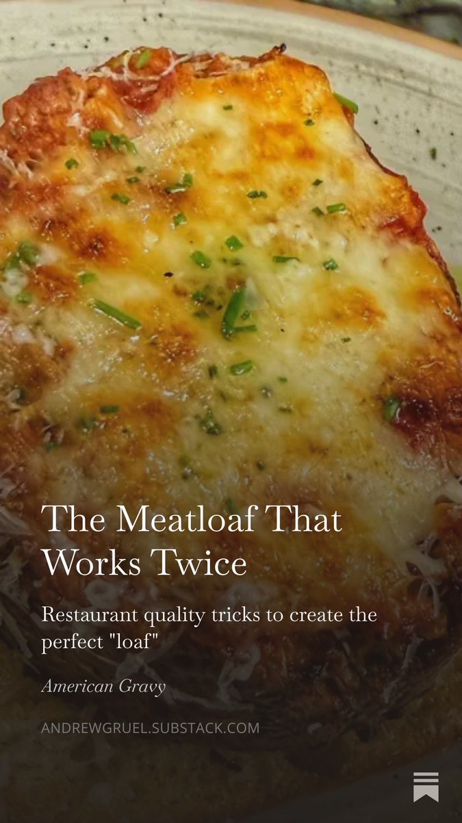 Ok, this is one of my longer recipes, but if you nail it, you'll have a multi-generational dish that will forever wow anyone who eats it. It's a spin on the meatloaf, except this isn't dry and crumbly; it's full of flavor (think Italian meatball) and tastes like a juicy steak.