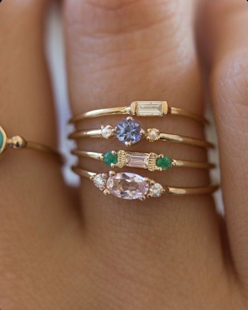 Dainty rings