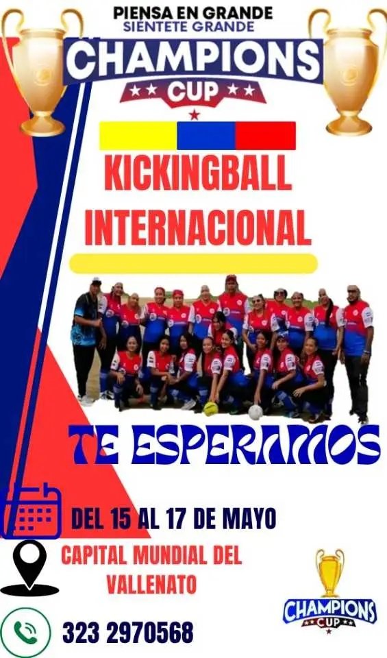 Copachampions1's tweet photo. Kickingball Torneo Internacional https://t.co/POuv6ujqN0