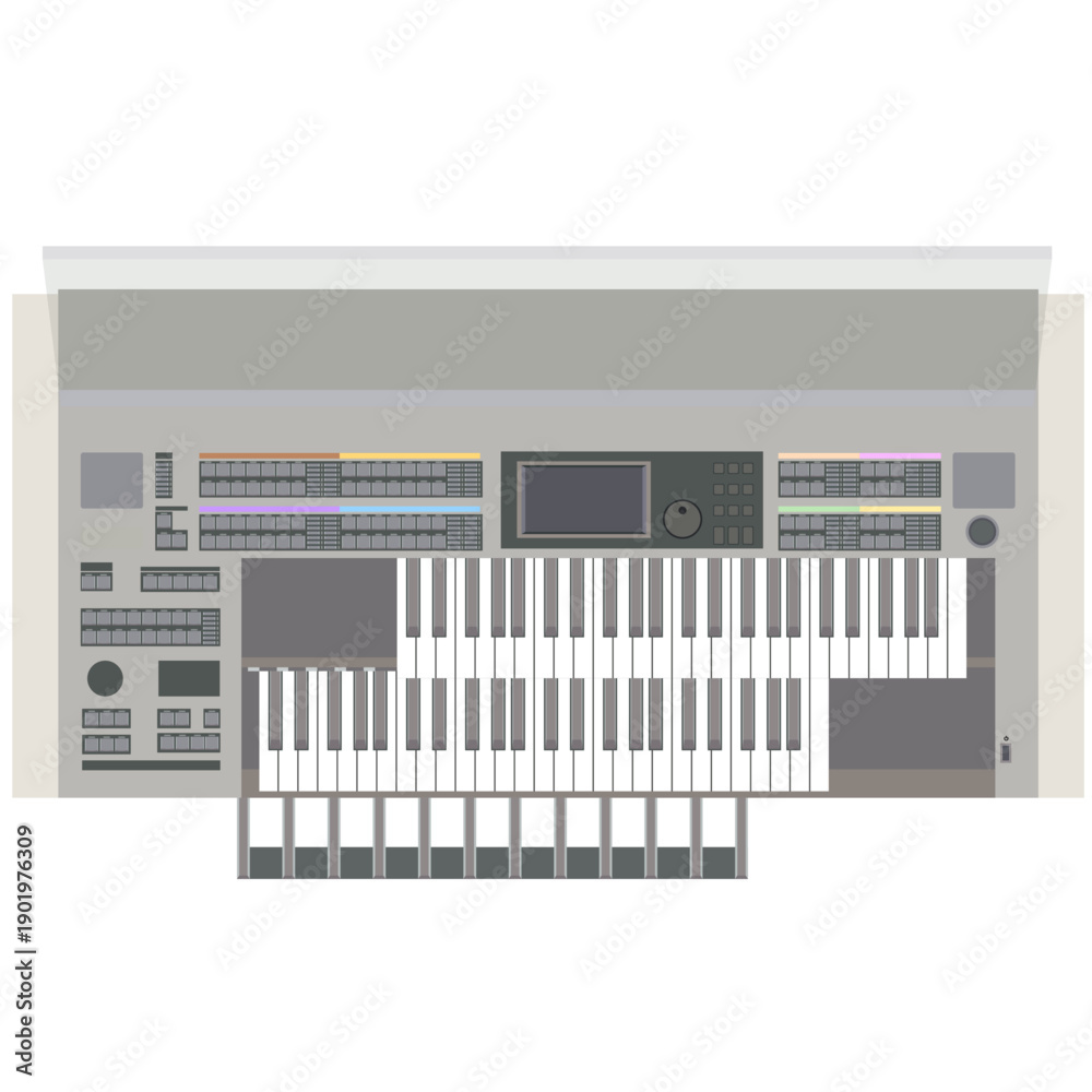 上から見たエレクトーンのイラストです。
どうぞよろしくお願いします。
ダウンロード→stock.adobe.com/jp/stock-photo…