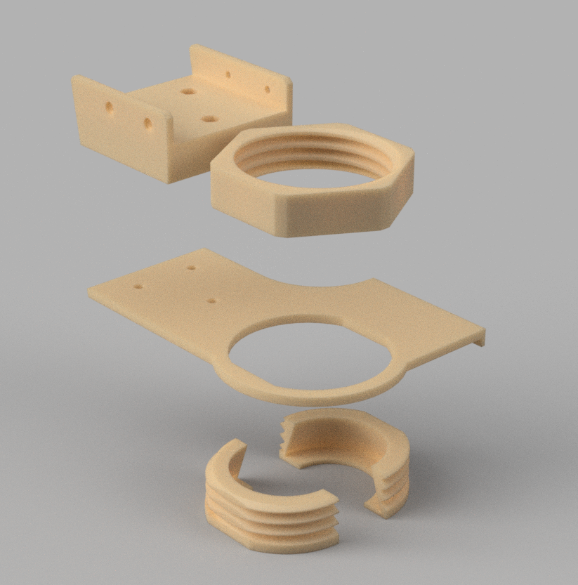 玄関ドアに念願のスマートロック（CANDY HOUSE SESAME 5 Pro）を取り付けました！ドアが無垢杉材なので両面テープは剥がれてきてしまいそうだし、木ネジでドアに穴をあけるのはできれば避けたい…というわけで、サムターンとドアの隙間に挟み込む方式の台座を自作しました。