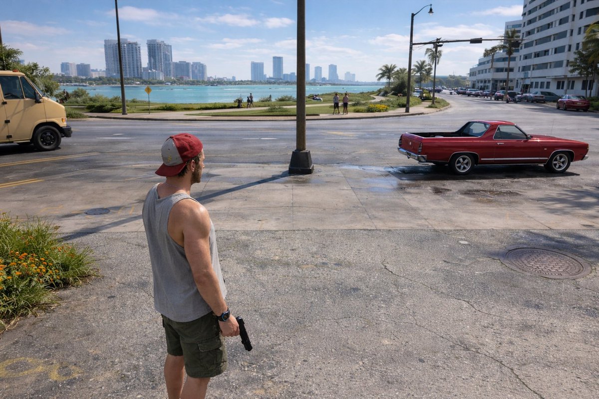 GTAGolden_'s tweet photo. Who’s ready to explore Vice City in GTA 6 ?👀🔥 https://t.co/XZFalrheL4