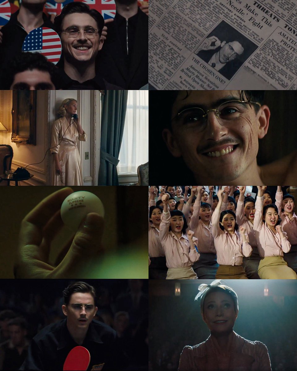 Una locura MARTY SUPREME 🏓. Josh Safdie demuestra que es el rey de la ansiedad cinematográfica. La actuación de Timothée Chalamet es magnética, irritante y vulnerable a la vez. Es increíble cómo logra captar esa arrogancia de "estafador" de ping pong sin perder el carisma.