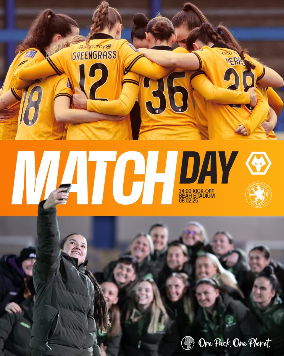 Back at the SEAH 🏡

🆚 <a href="/RugbyBoroughWFC/">Rugby Borough Women FC</a> 

🌍 #OnePackOnePlanet | 🏳️‍🌈 <a href="/PrideInThe1Pack/">Pride In The Pack 🏳️‍🌈🏳️‍⚧️</a>

*please note a pitch inspection will take place at 9.30am.