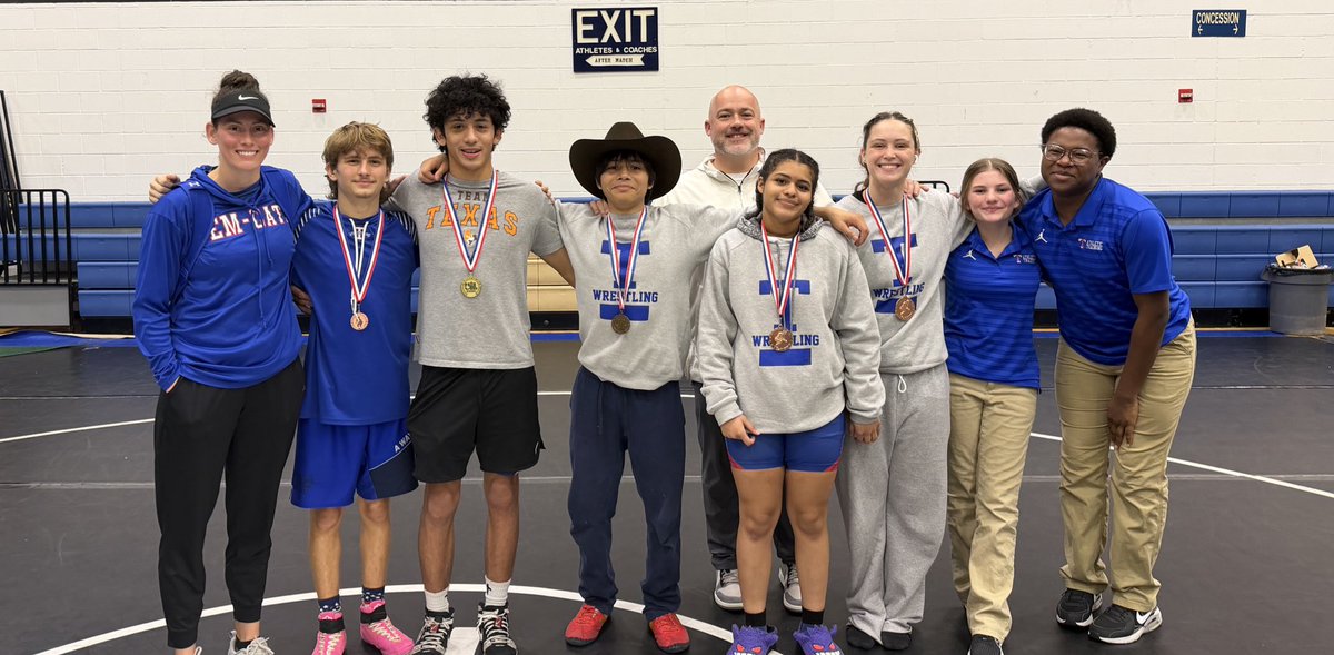 CoachEngelke's tweet image. HISTORY MADE TODAY! 4 @templewildcats wrestlers (Pablo Aguilar, Osvaldo Saravia, Brookelyn Williams, and Nicea Williams) qualified for State today! And an alternate (Gavin Hogan-Cook) @SchoolTemple @THSPrincipal_JM @TDTSports @OttTempleISD @CoachPrentiss @TemBelSports #WTD