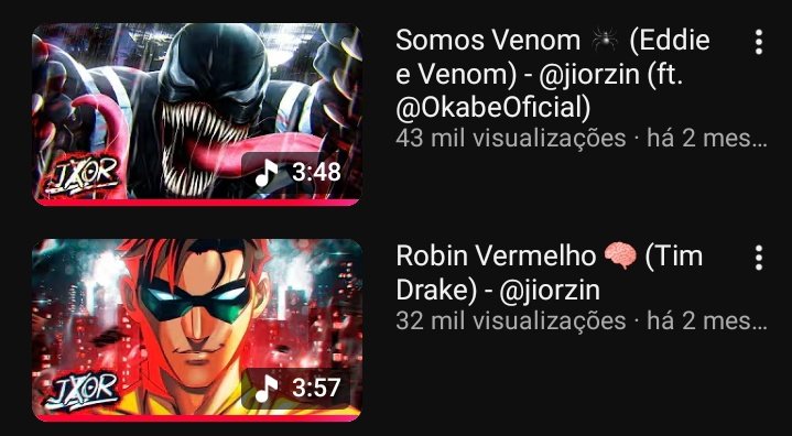 Duas pedradas absurdas quem gosta dos personagens vai amar pra caralho.