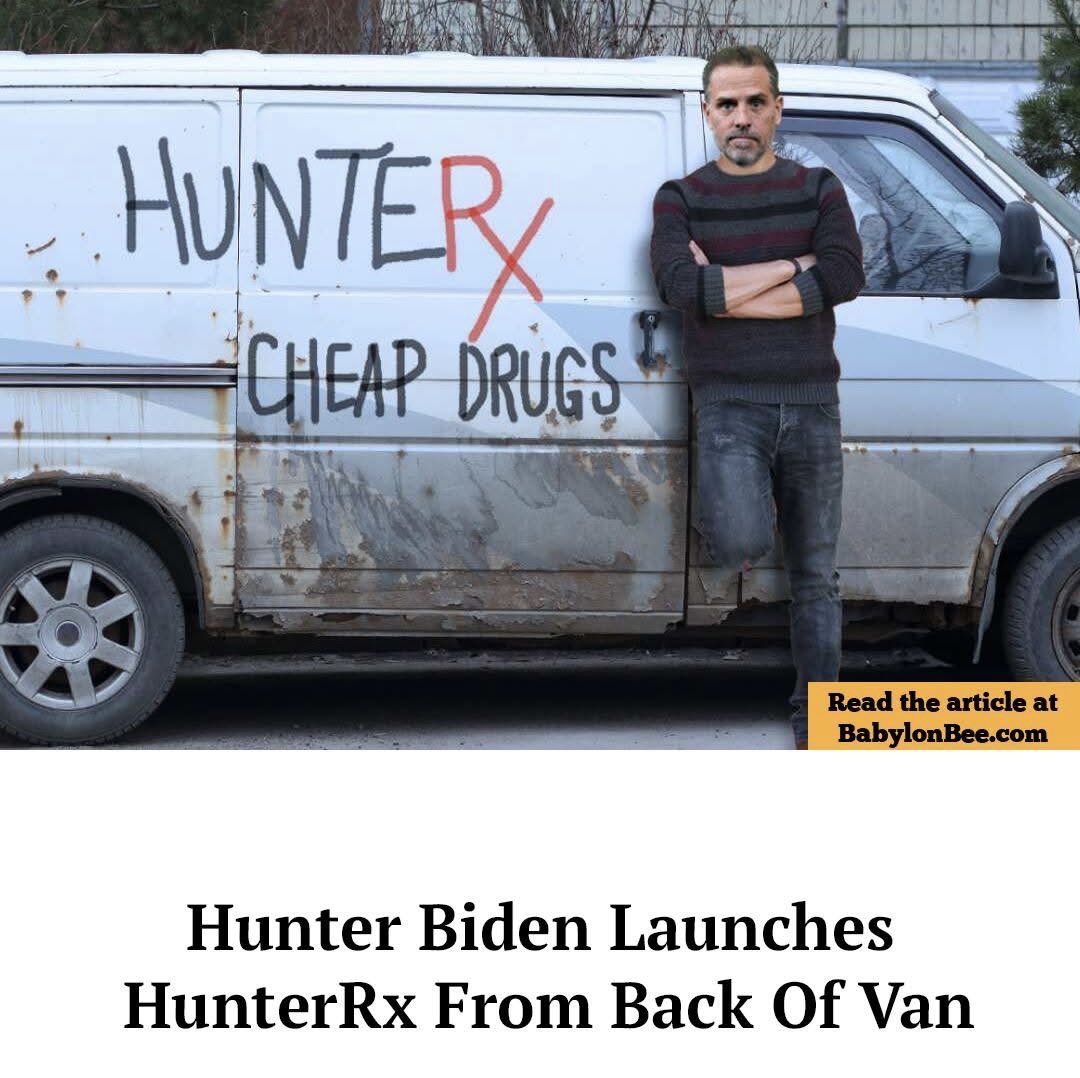 We should congratulate Hunter Biden n his new business venture