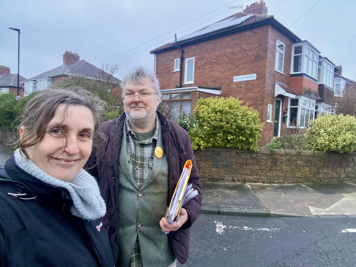 Out and about on Bretton Gardens - pavement resurfacing is finally on the way!