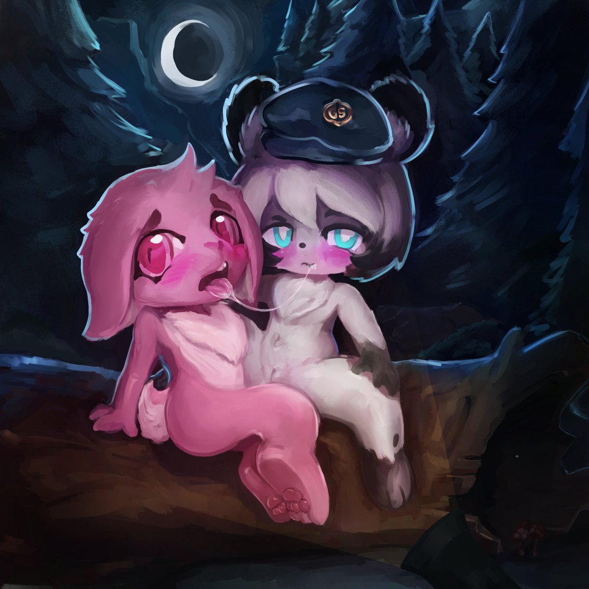 3RN14_'s tweet photo. 🏕️🌲First night in the cutie scouts!🌲🌲🍄

   ( \  ( \ ‼️"ohhHh!!~"
  (O///O)
c(⊃🔦c) https://t.co/yTu4uynPJj