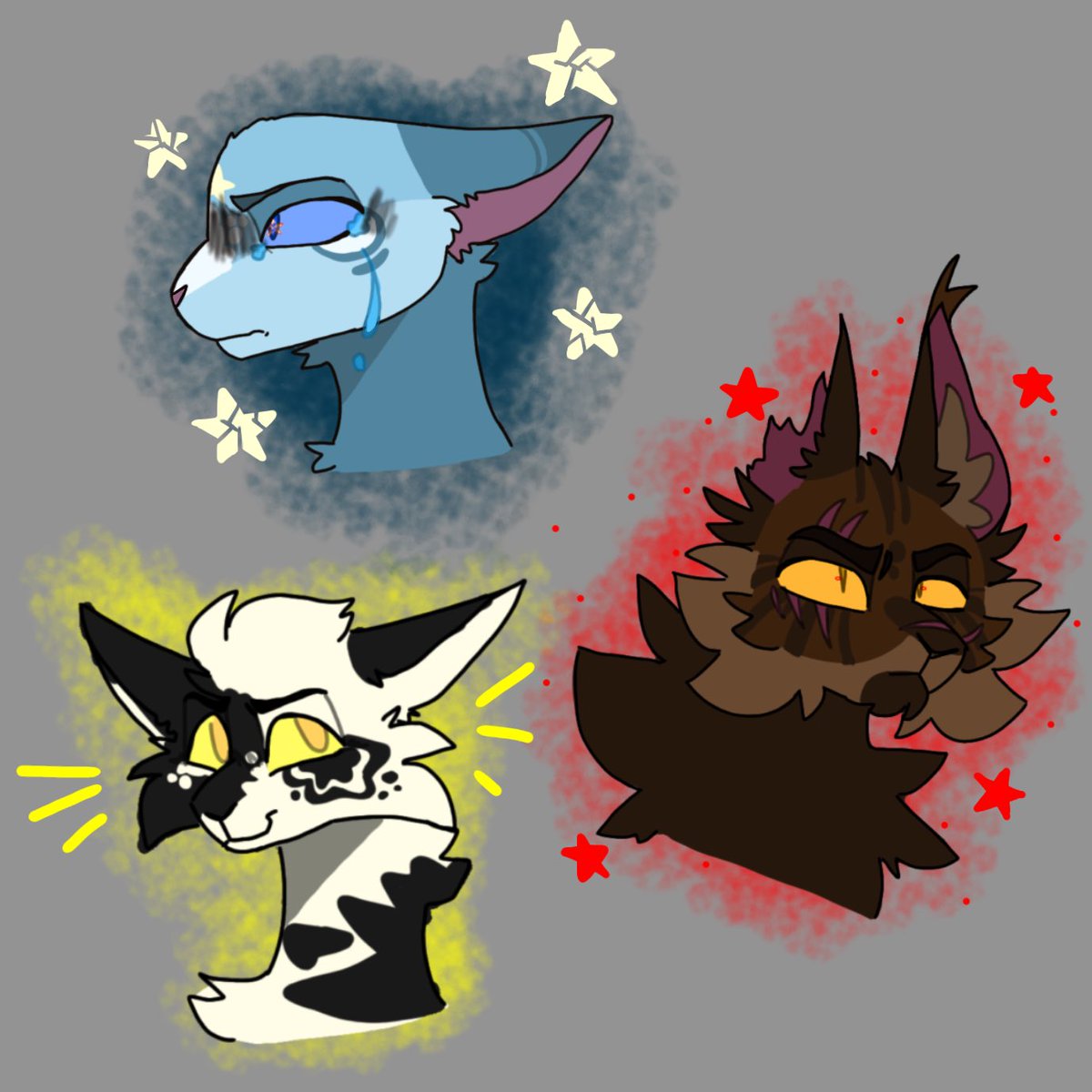 potato_patchy's tweet photo. Drawing some warrior cats I might draw more- #warriorcats #bluestar #Swiftpaw #Tigerstar https://t.co/W8l0ui3ZRQ