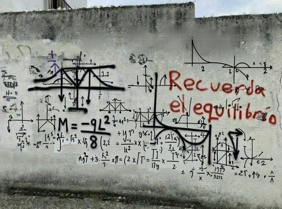 A mi me pasó lo mismo. Aprobé Estructuras I gracias a aquel grafitti que recordaba de mí infancia jugando en Nuevos Ministerios...