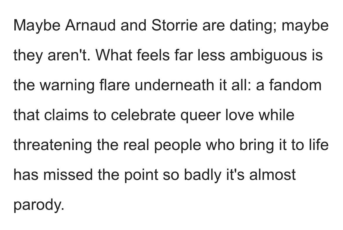 media keep clocking homophobic heated rivalry fans