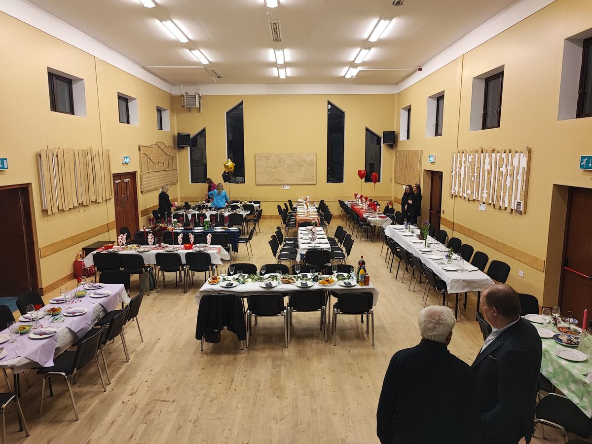 All set for Galtee Gaels Ladies Club Spring Dinner Fundraiser in Kilbehenny Community Centre tonight 7 pm. 🇶🇦🇶🇦🇶🇦