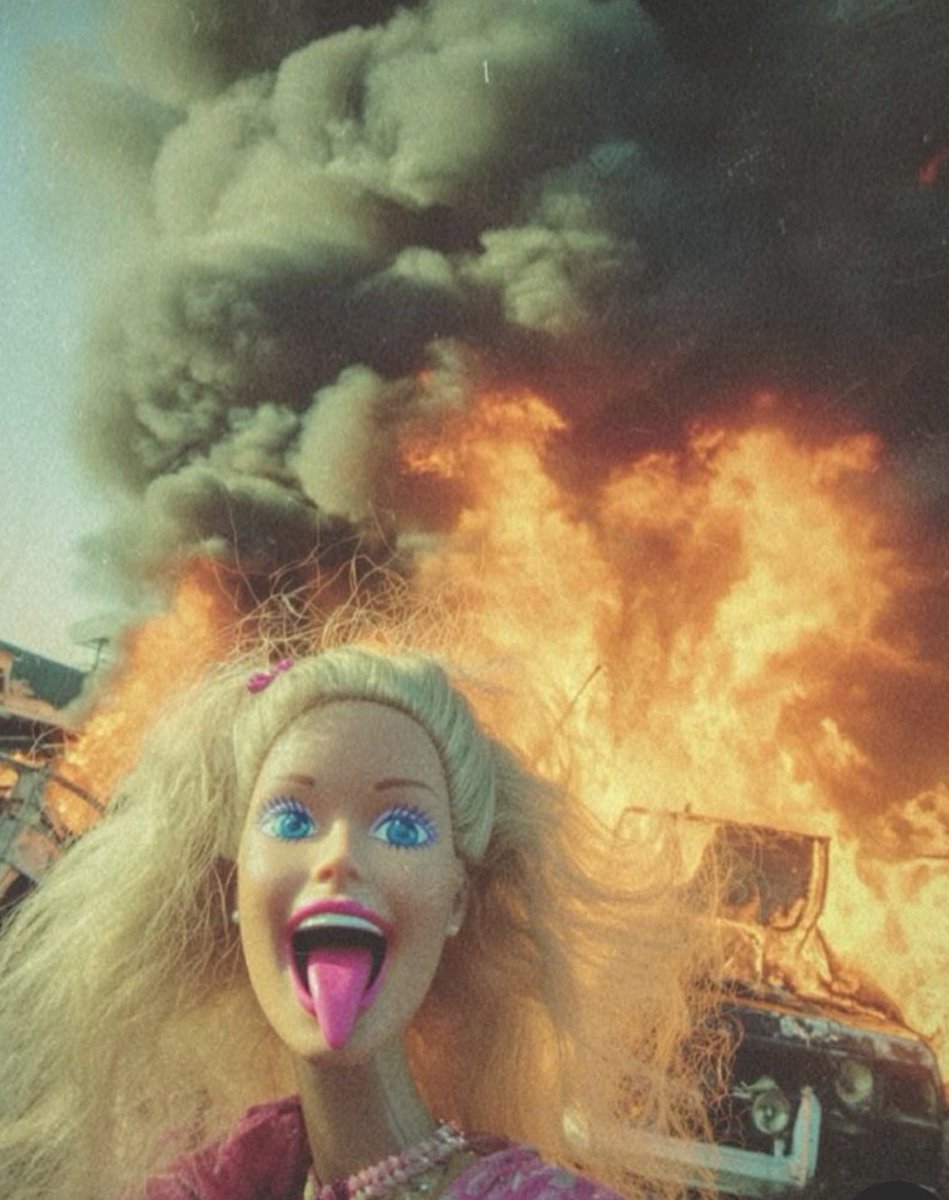 بنده بعد از برخورد اولین موشک آمریکا/اسرائیل.