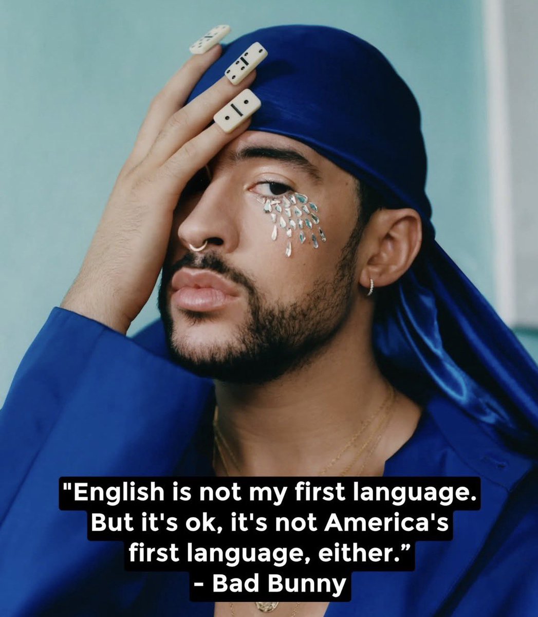 rozycupcakes's tweet image. The US Native languages were those of Algonquian, Iroquoian, Siouan, and Muskogean  families.   

The first European language spoken in what is now the United States was Spanish, introduced by explorers like Ponce de León in 1513.

Anyways. Happy Bad Bumny weekend!!!