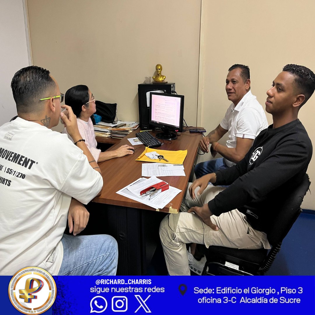 ¡Apoyo directo a #Emprendedor! 🧺 En Petare Norte, el equipo de la Comisión de Finanzas brindó atención integral a Alejandro Acosta para la formalización de su lavandería. Logros: ➡️ Registro en @EmprenderJuntosV. ➡️ Gestión de RIF (SENIAT). ➡️ Asesoría técnica @SedatSucre.