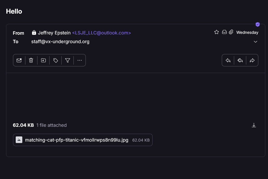 vx-underground tweet media