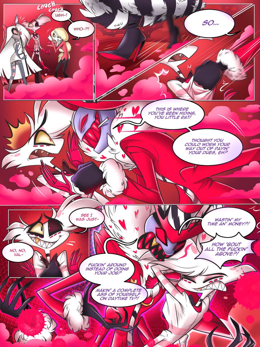 Reminder that if SOMEONE wants to do a comic adaptation of hazbin I am available 👀