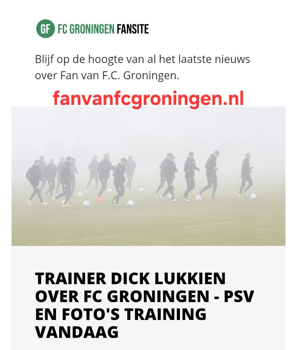 Fan van FC Groningen (@fcgradio) on Twitter photo 