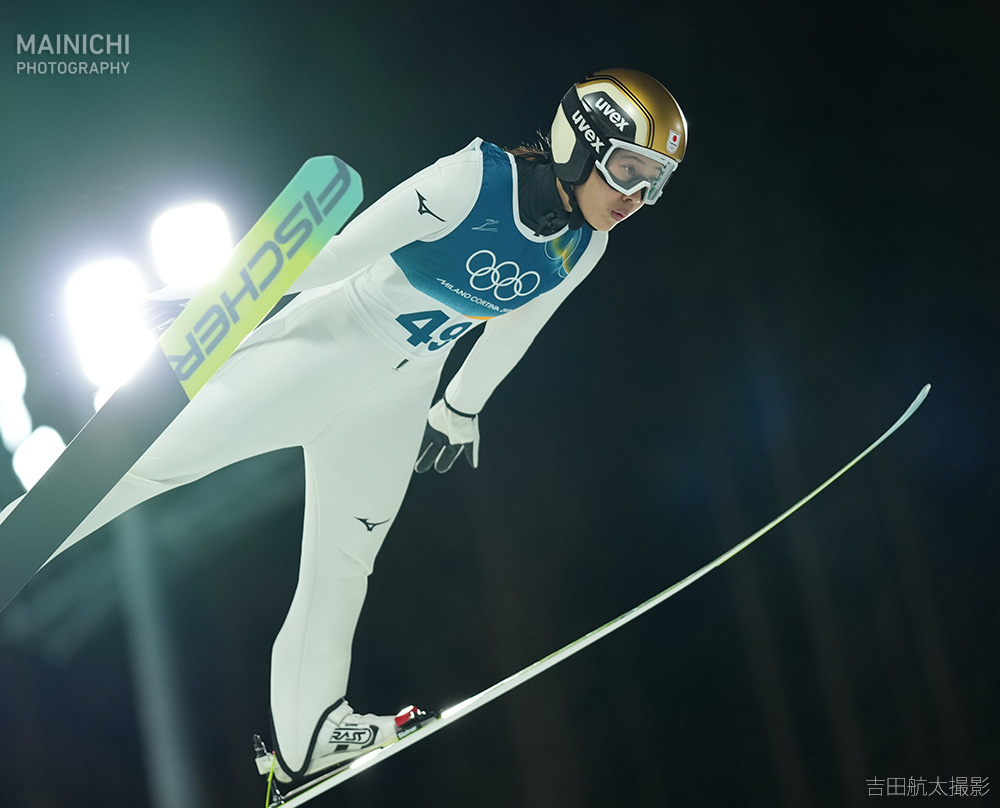 ミラノ・コルティナ冬季五輪。スキージャンプ女子個人のノーマルヒルで