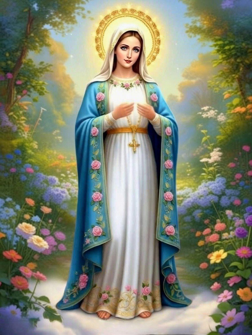 “Eres el consuelo que el mismo Dios me ha concedido, mi guía en la peregrinación de este mundo, la fuerza en mi debilidad, la riqueza en mi miseria y el bálsamo que cura mis heridas”.

-San Germán