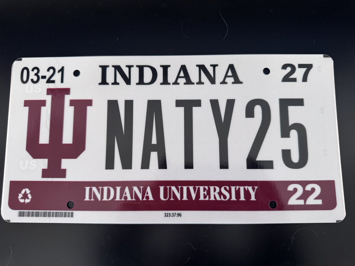 BarronCompton's tweet photo. @CrimsonCast New plate arrived! https://t.co/W4p7zgq8BC