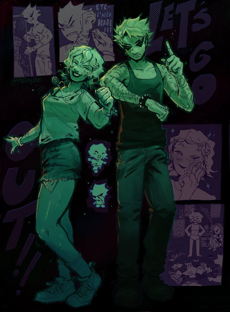 thats my evil twin and shit

#Homestuck #roxylalonde #dirkstrider #strilondes