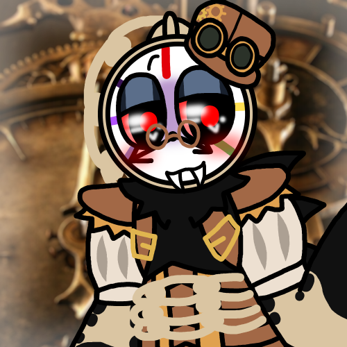 i was watching one of the dress to impress dandy's world videos and i  already fell in LOVE with twisted dyle's steampunk skin design so i had to  draw it :3 original