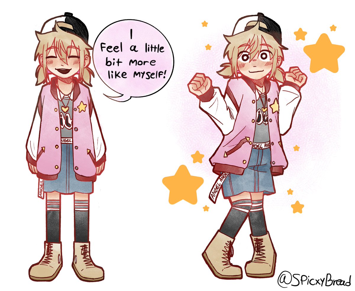 SpicxyBread's tweet image. #prsk_FA #prsk #prsktwt 

Kohane after cutting her hair on main story 🐹✨