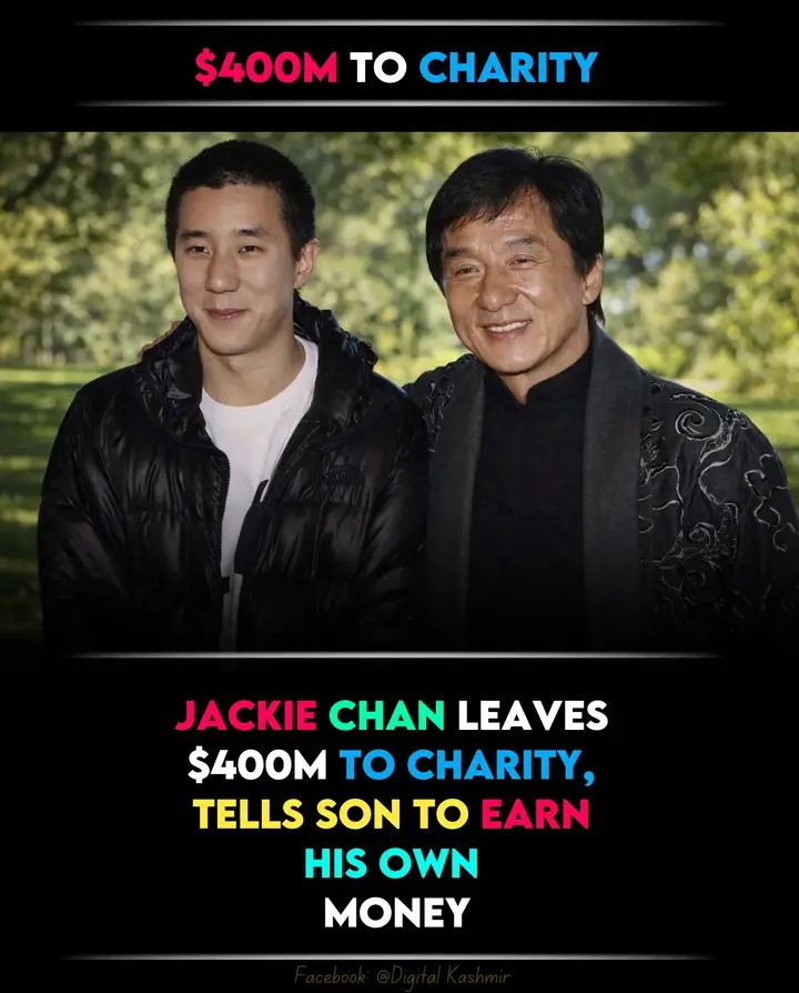 ISirsmall's tweet photo. Jaycee Chan wealth should be earned independently, not inherited without effort.
#jackiechan
#celebritynews
#Philanthropy
#lifelessons
#Inspiration https://t.co/Stn4CoZL9I