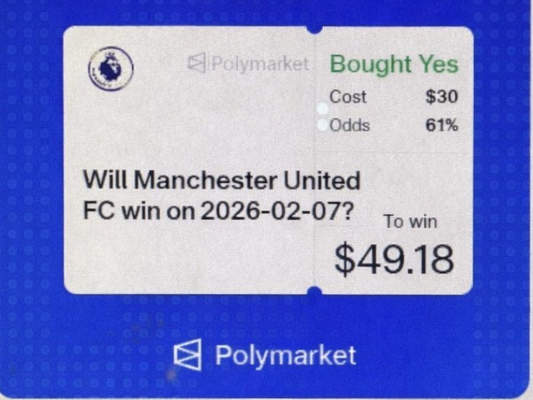 Tommorow dapur MBG libur dlu biar King MU 👑 yang memasak

menu nya mau ayam sayur apa ayam geprek nih?

dont forget to support ur favorit team in <a href="/Polymarket/">Polymarket</a>