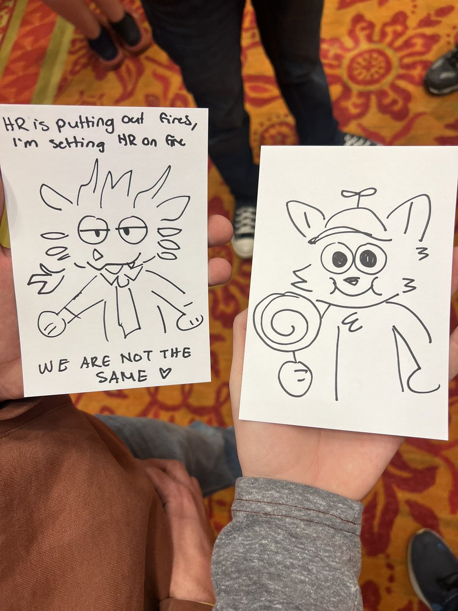 Silly doodle of me and <a href="/_Jejjing/">Jej</a> 
🎨: <a href="/Teaacakkes/">Chai 🌸 alive again oop</a>