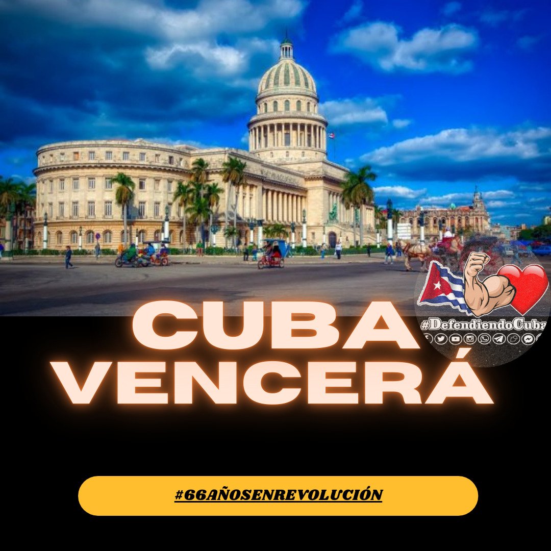 Con la máxima presión que ejerce la administración estadounidense, con su terrorismo económico hacia #Cuba, lo que provoca es un análisis crítico no del gobierno 🇨🇺, sino de la bancarrota moral de los EE.UU. Ante esta embestida imperial👇

#CubaEstáFirme‼️
#DefendiendoCuba🇨🇺💪❤️