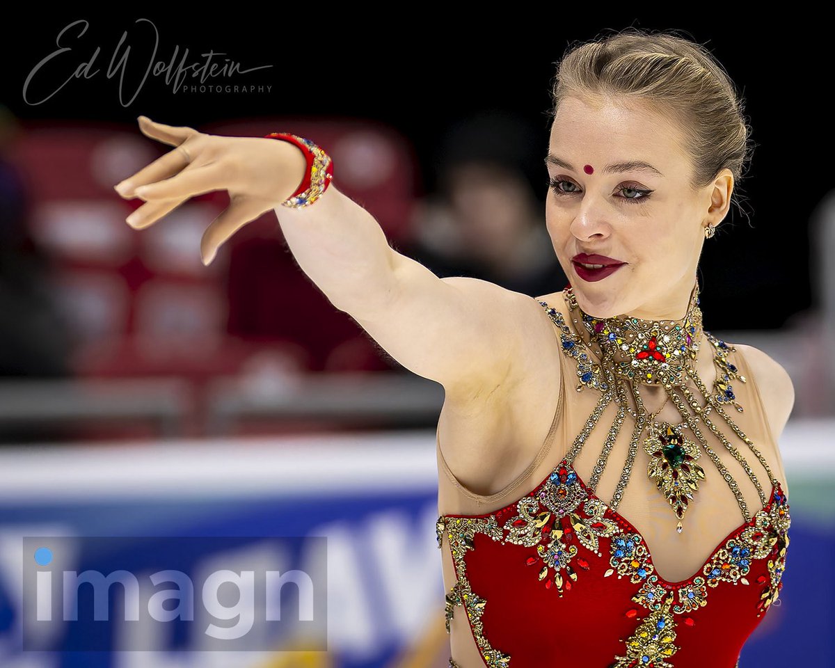 edpix's tweet photo. Anastasiia Gubanova from Georgia, competes in the Women’s Short Program portion of the 2025 Saatva Skate America ISU Figure Skating Grand Prix Series at the Herb Brooks Arena in Lake Placid, back in November. I recognized her unmistakable outfit watching her Olympic performance yesterday on NBC affiliate WPTZ (Plattsburgh, NY). Shot on assignment for Imagn Images. Made with a #Nikon Z9 camera and a 135mm Plena Telephoto-Nikkor lens. Exposure was 1/2500 second @ f2, ISO 640. Toned and cropped in ACR and DxO Pure Raw. #FigureSkating #nikon #SkateAmerica #saatvamattress #saatva