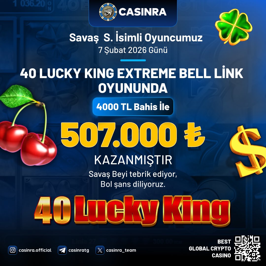 🔥 40 Lucky King Alev Aldı! 🔥

5️⃣0️⃣7️⃣.0️⃣0️⃣0️⃣ TL  için tek spin yeter‼️

💥 Makaralar yanıyor,

csnr.me/casinrax | Sıradaki Neden Sen Olmayasın? 🍀