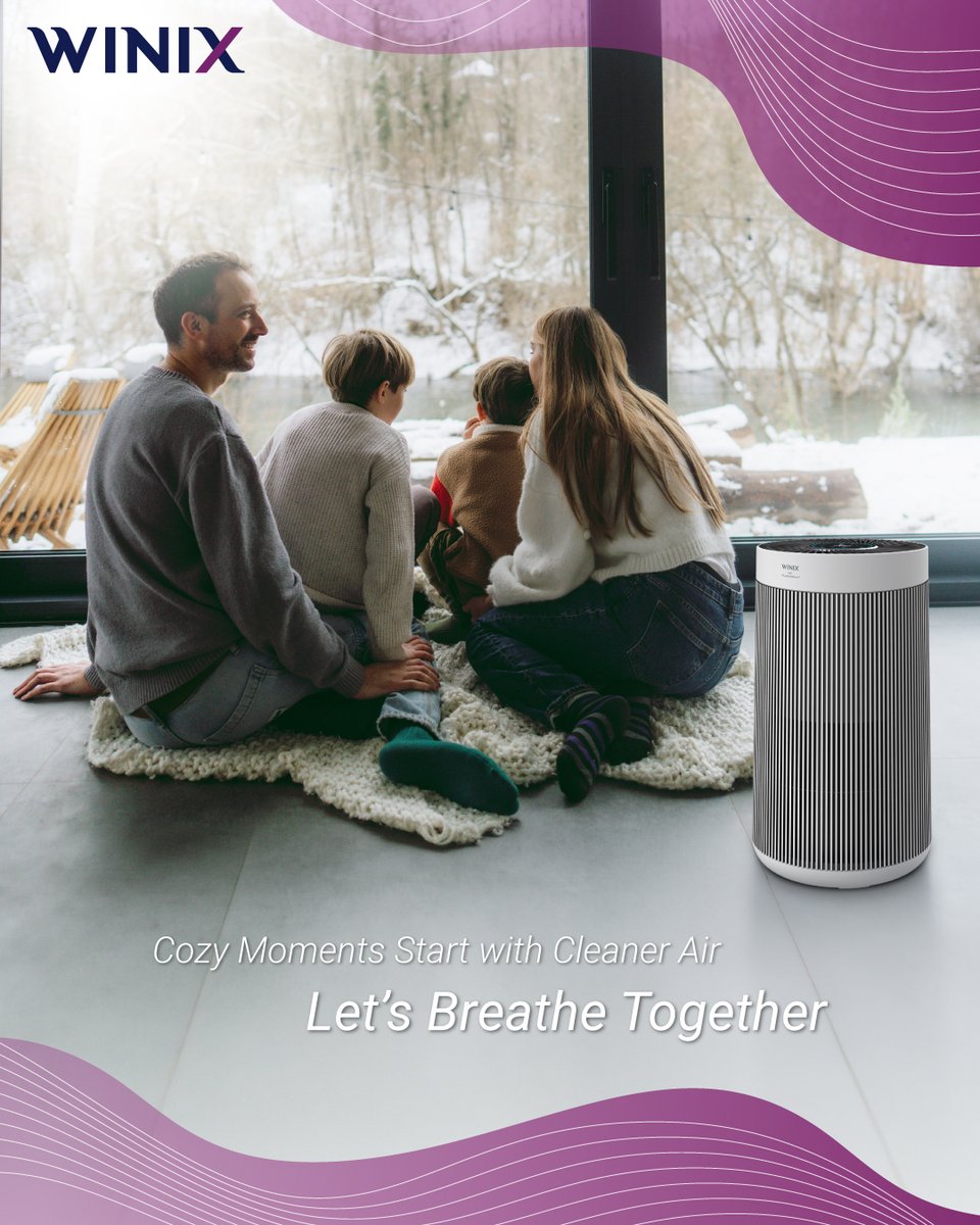 Home is everything in the winter ❄️🏠 

With colder temps keeping us indoors, Winix helps create a space for better breathing, comfort, and everyday living. 

🛒 Upgrade your winter air: winixamerica.com 

#WinterWellness #Winix #BreatheBetter #AirCare #WinixT810