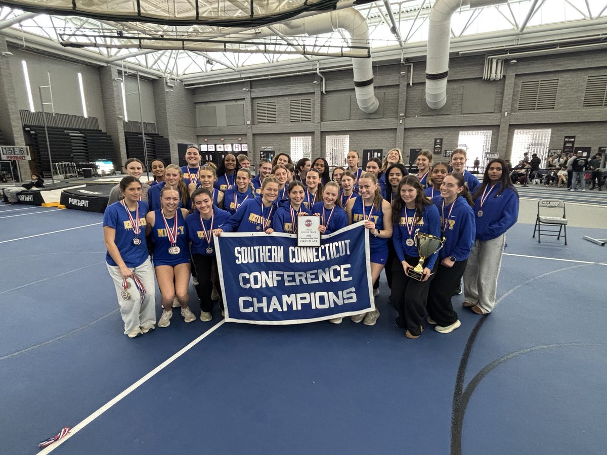 SCCcommissioner's tweet image. Congrats @MercyTigers - 2025 SCC Girls Indoor Track champions.  It is the Tigers' third league title and first since 2016 (2015 and 2016) #cttrack #SCC #ChasingBanners