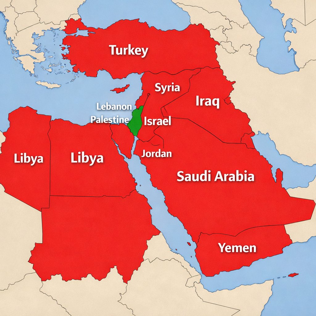 Countries in which the so called 
ISIS - a well fabricated terrorist organization of <a href="/WhiteHouse/">The White House</a> &amp; <a href="/Israel/">Israel ישראל</a> 
Along with their western puppets- carried terrorist attacks are all in RED

All predominantly Muslim nations 

The only one, israel, in green, which they did not attack in