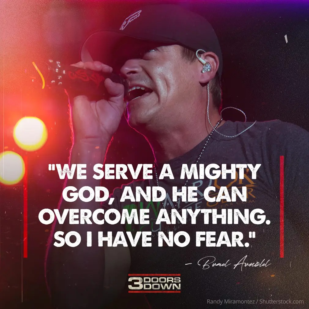JohnSitarek's tweet photo. @3doorsdown @Ty_Chandler13 Fear not, for I am with you. RIP Brad Arnold https://t.co/XZq2kPqPdA
