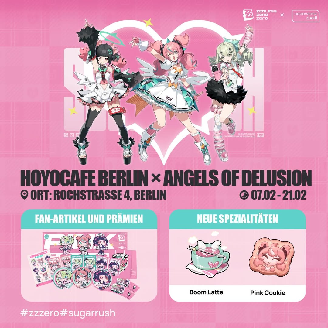 ゼンレスゾーンゼロ』と「妄想エンジェル」コラボがドイツとロシアでも