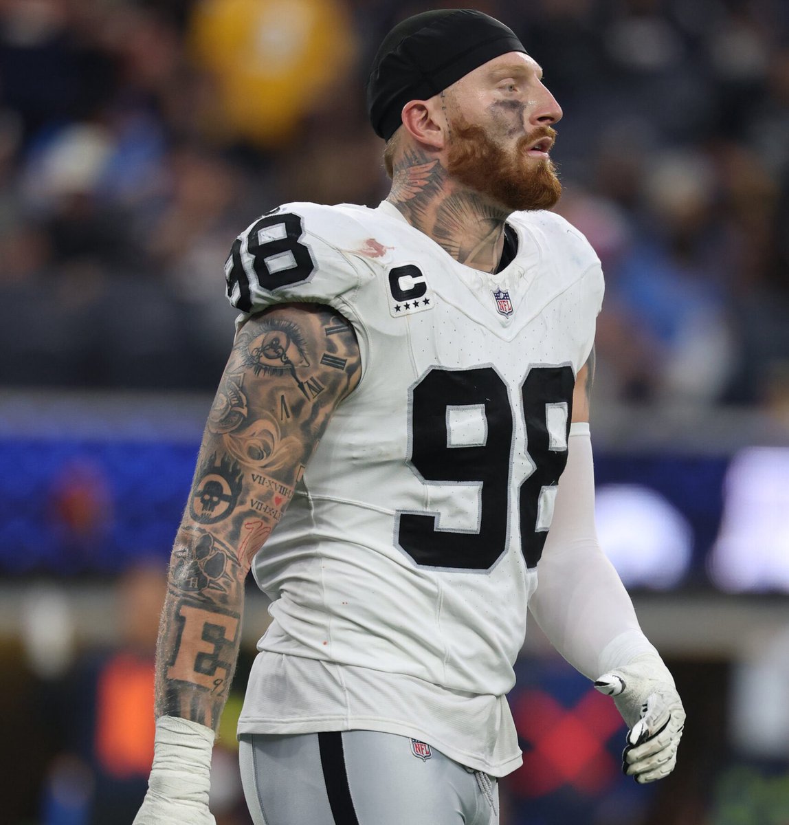 the_det_times's tweet image. The Lions are considered “natural would-be contenders” for Maxx Crosby this offseason, per @JFowlerESPN