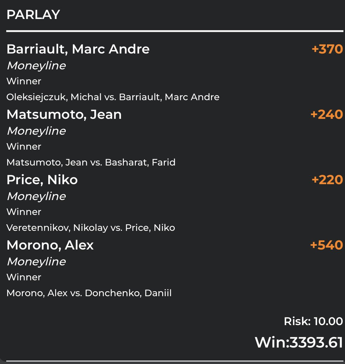 Tennis + Pick of the Day tweet media