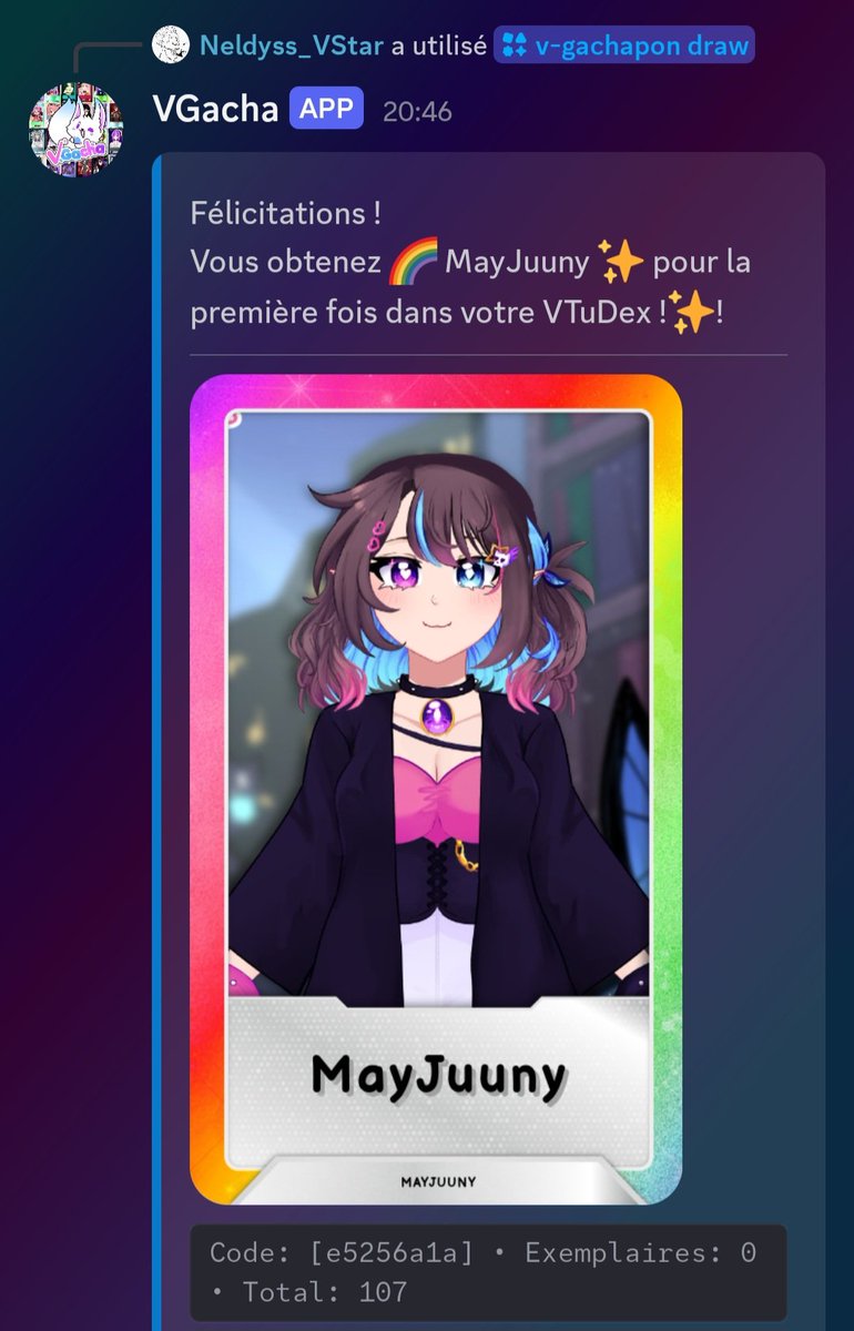 Nouvelle arrivante dans la collection : la capture de <a href="/Mayjuuny/">🦋MayJuuny⭐️</a> est un succès (ET RAINBOW!)