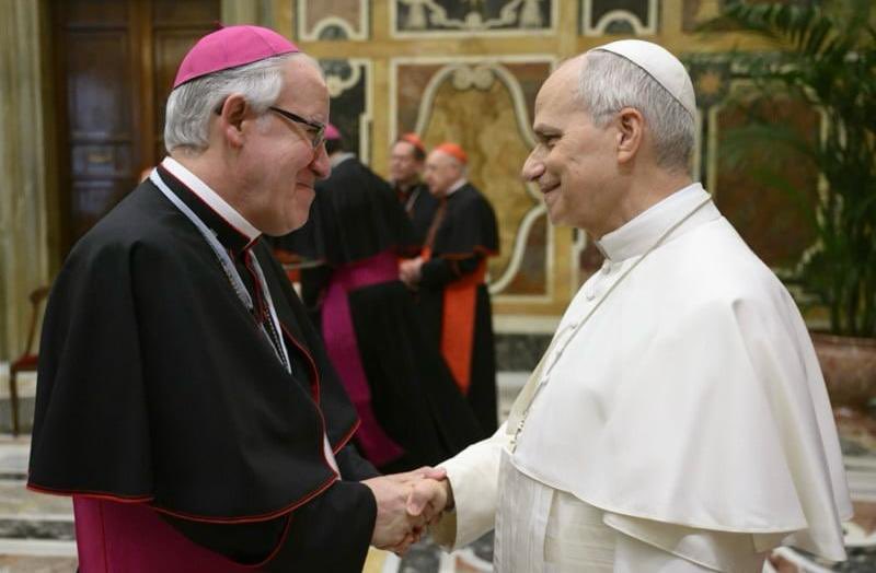 Al finalizar la Audiencia del #PapaLeónXIV a los participantes en la Asamblea Plenaria del Dicasterio para los Laicos, la Familia y la Vida, le trasladé un saludo cordial de nuestra familia diocesana de #Sevilla así como nuestra oración y comunión filial. “Cum Petro et sub
