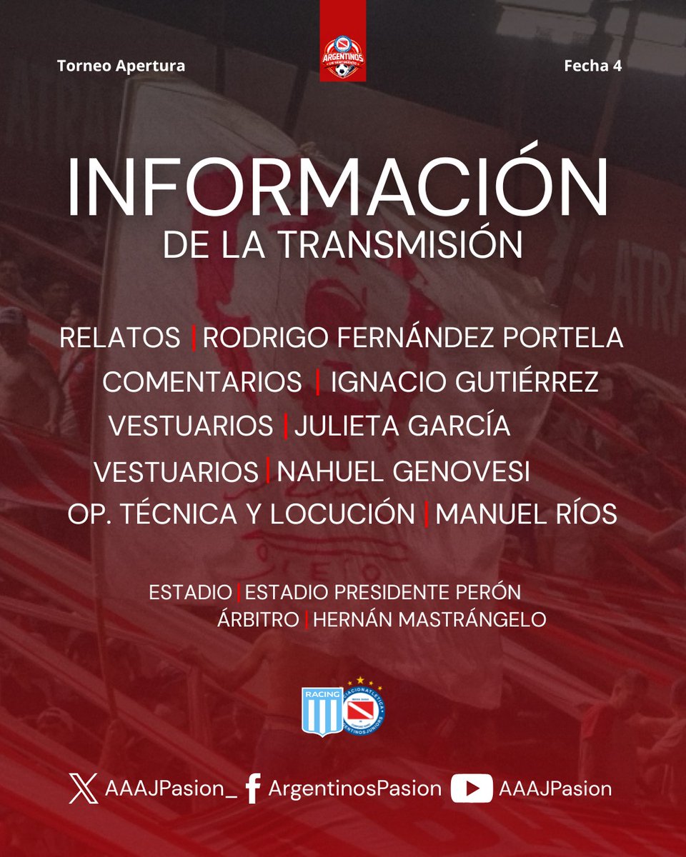 Argentinos Pasión - 23 años juntos tweet media