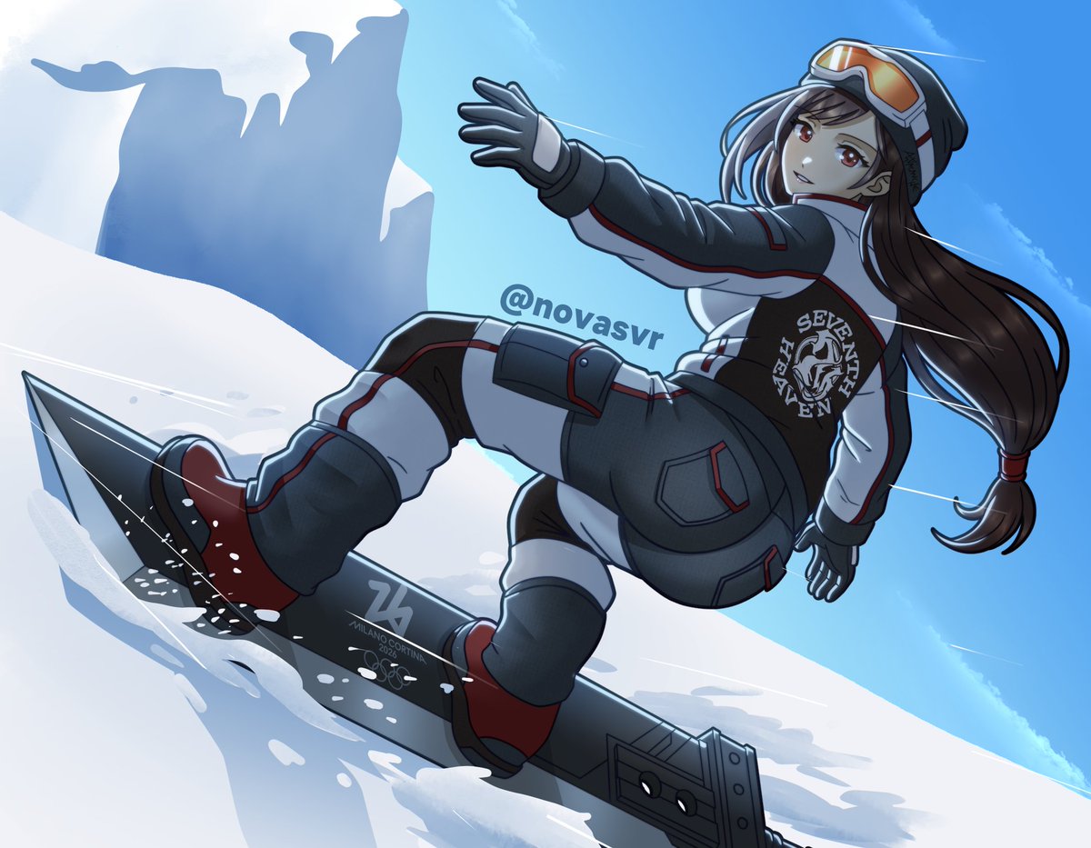 Tifa Lockhart snowboard
#FinalFantasyVII