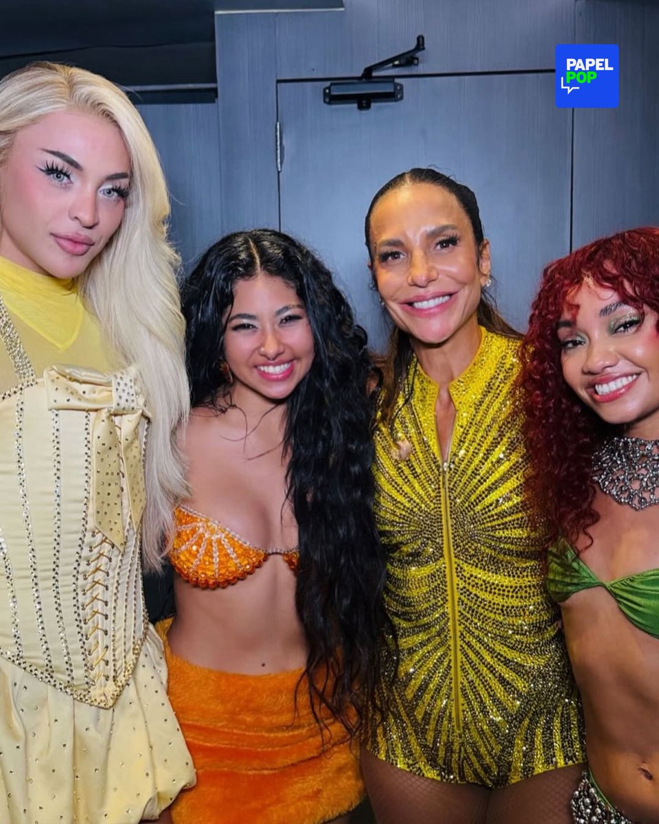 papelpop's tweet image. Encontros que só o Carnaval proporciona, do Brasil até o Reino Unido: Pabllo Vittar, Zaynara, Ivete Sangalo e Leigh-Anne (do Little Mix). Todas elas se reuniram no bloco de Veveta, que estreou na folia de São Paulo, no Parque do Ibirapuera, e arrastou uma multidão neste sábado