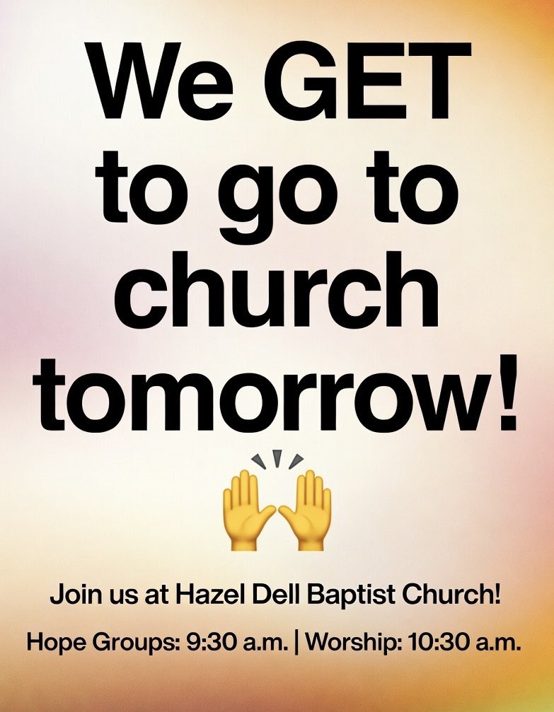 Hazel Dell Baptist Church tweet media