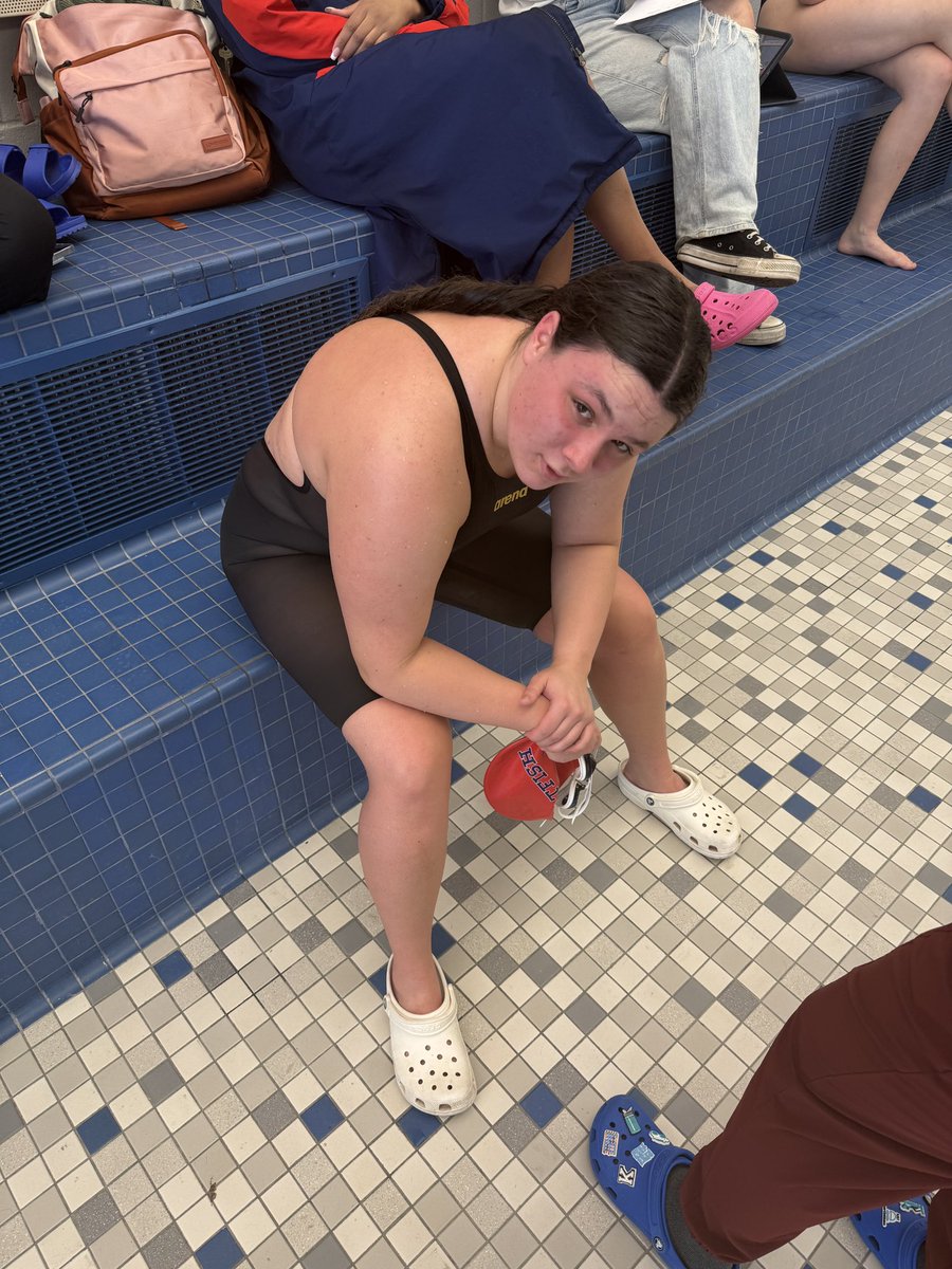Alyssa Frederick with a 13th place finish in the 500 Freestyle with a time of 6:12.39.